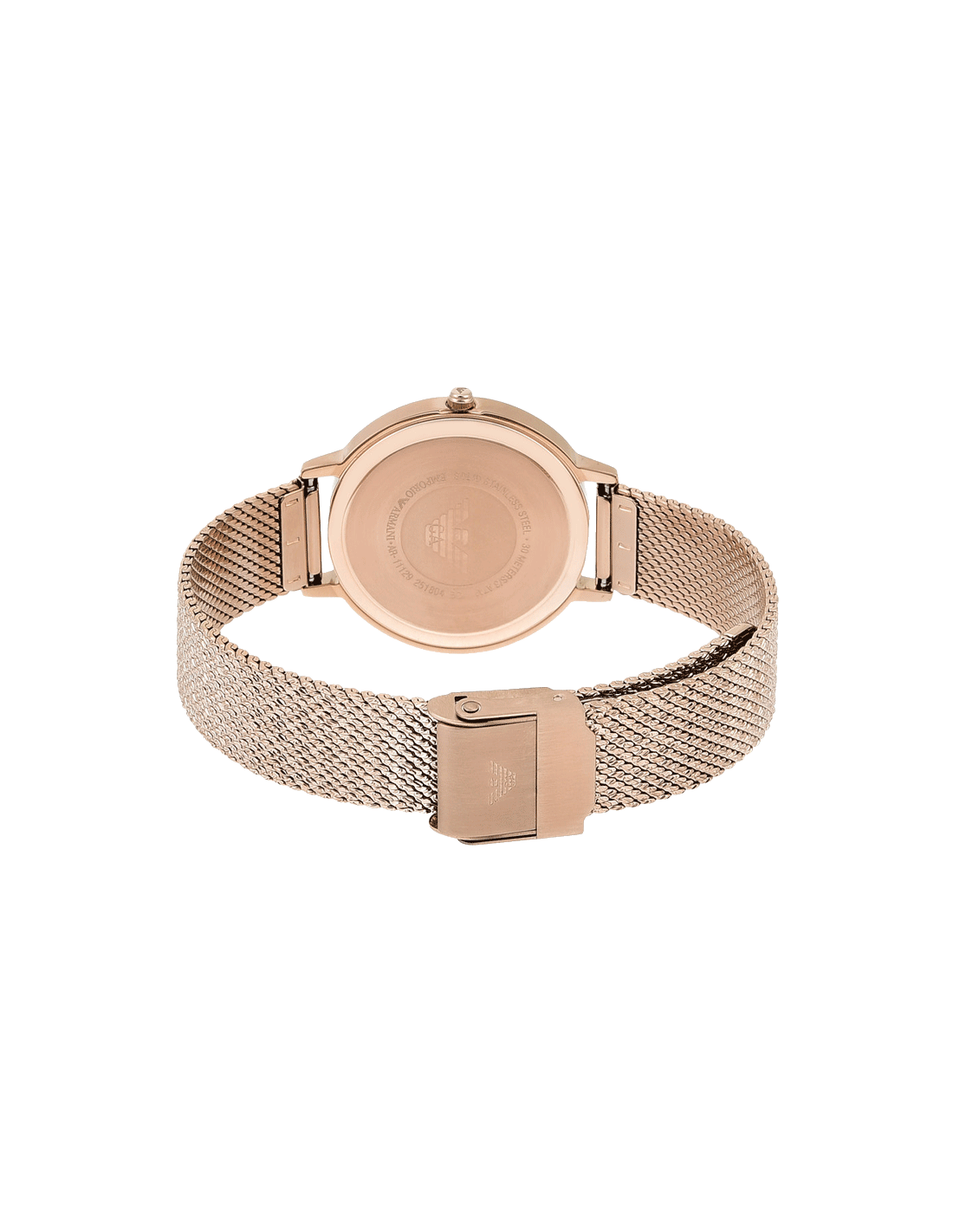 Shop Authentic Emporio Armani Kappa Pink Dial Pink Mesh Bracelet Watch For Women - AR11129 - Luxxuri