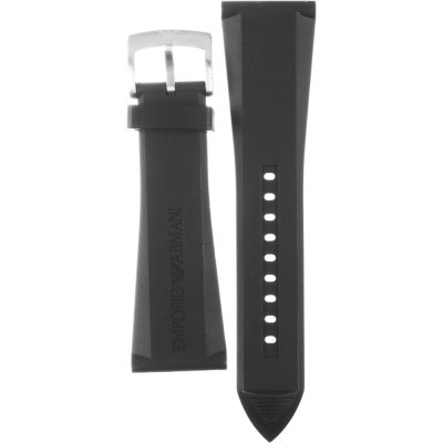 Shop Authentic Emporio Armani Sportivo Chronograph Black Dial Black Rubber Strap Watch For Men - AR0527 - Luxxuri