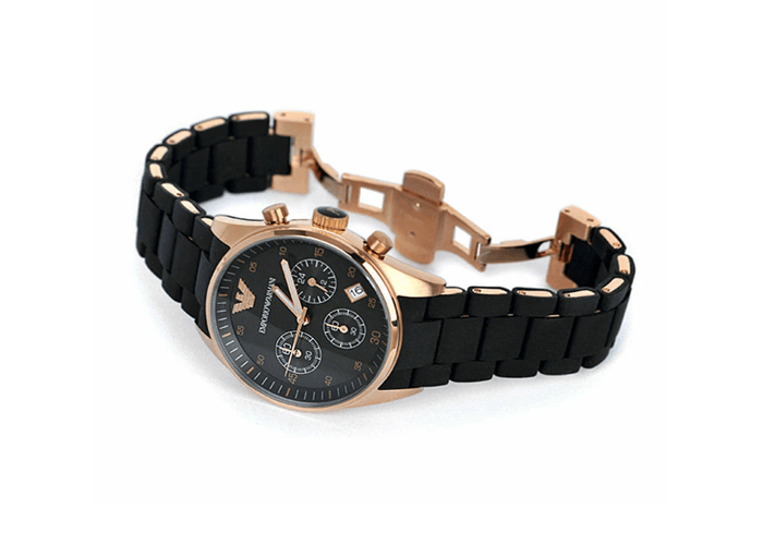 Shop Authentic Emporio Armani Sportivo Black Dial Black Steel Strap Watch For Men - AR5905 - Luxxuri