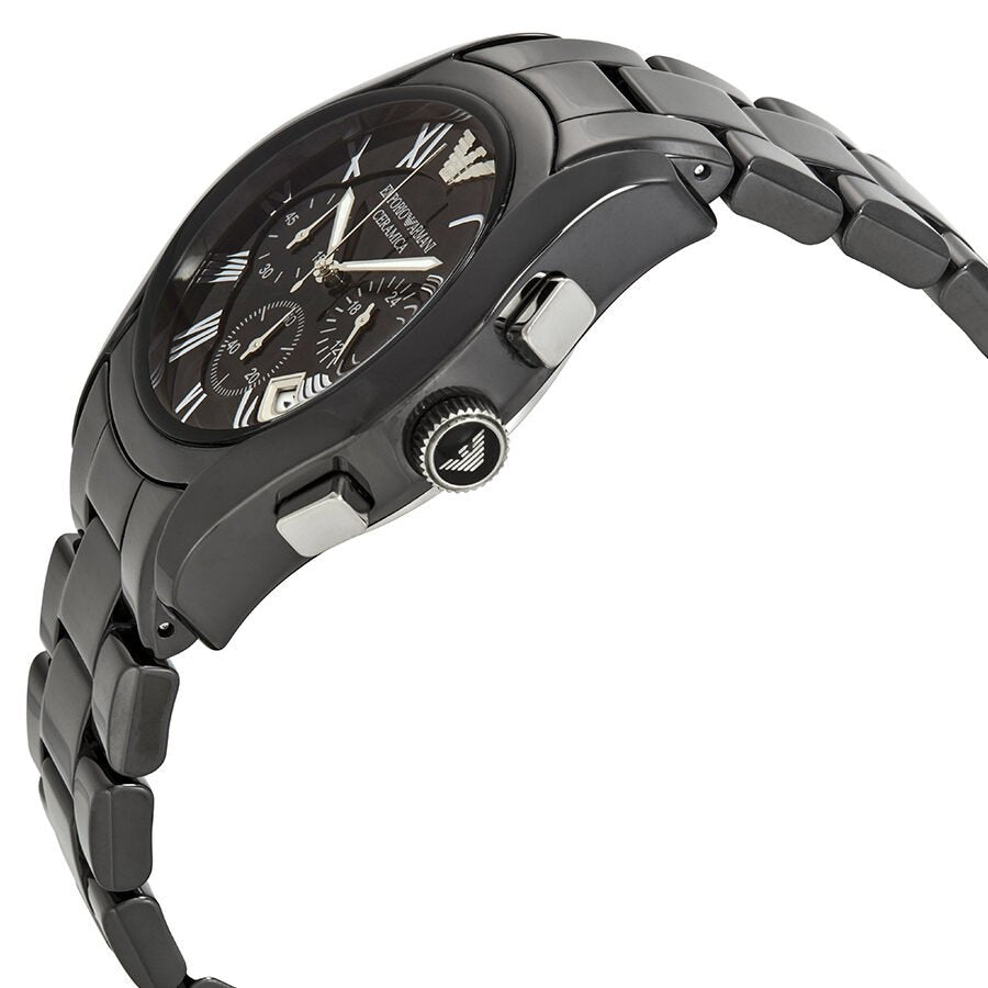 Shop Authentic Emporio Armani Black Ceramic Dial Ceramic Strap Watch For Women - AR1401 - Luxxuri
