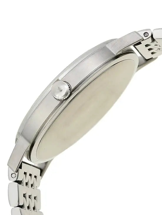 Shop Authentic Emporio Armani Kappa Quartz Grey Dial Silver Mesh Bracelet Watch For Men - AR11068 - Luxxuri