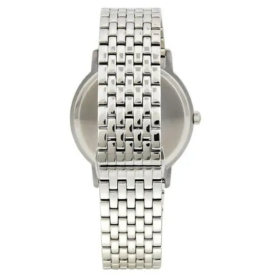 Shop Authentic Emporio Armani Kappa Quartz Grey Dial Silver Mesh Bracelet Watch For Men - AR11068 - Luxxuri