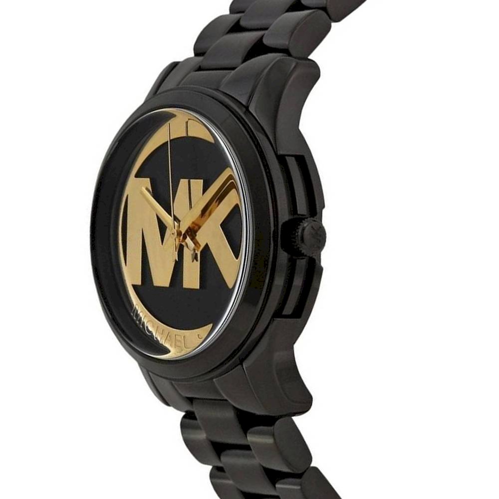 Shop Authentic Michael Kors Runway Black Dial Black Steel Strap Watch for Women - MK6057 - Luxxuri