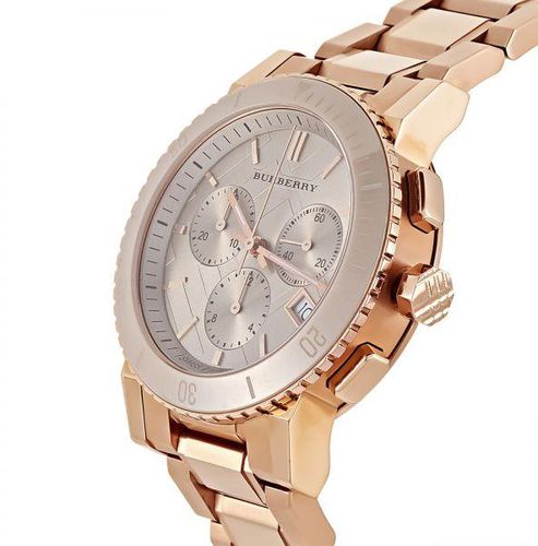 Shop Authentic Burberry The City Rose Gold Dial Rose Gold Steel Strap Watch for Women - BU9703 - Luxxuri