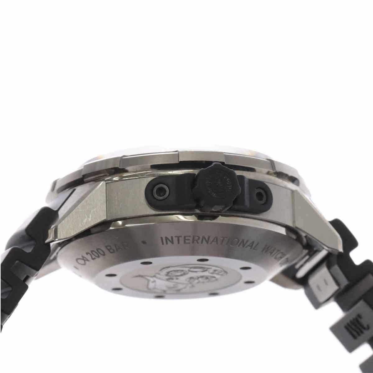 Shop Authentic IWC Aquatimer Automatic 2000 Black Dial Black Rubber Strap Watch for Men - IW358002 - Luxxuri