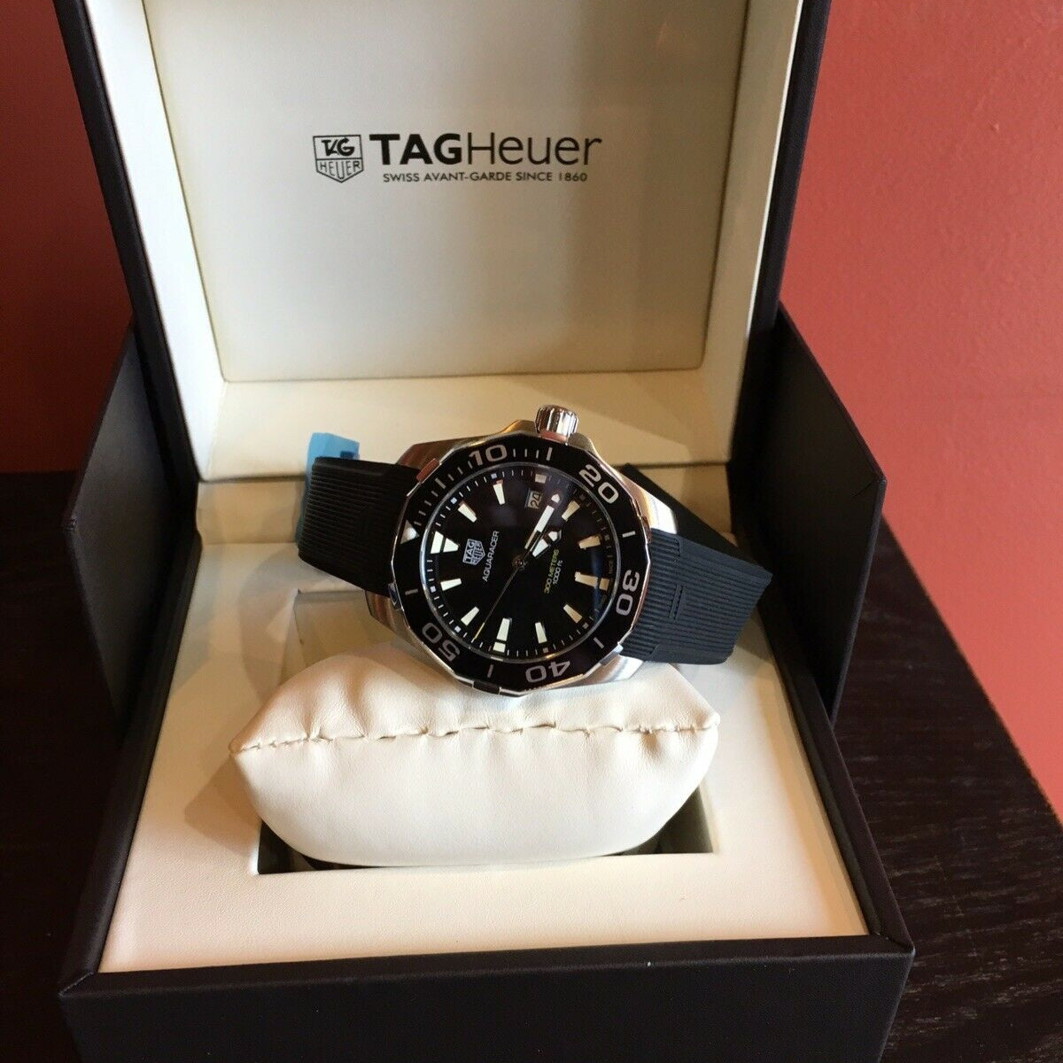 Shop Authentic Tag Heuer Aquaracer Black Dial Watch for Men - WAY111A.FT6151 - Luxxuri