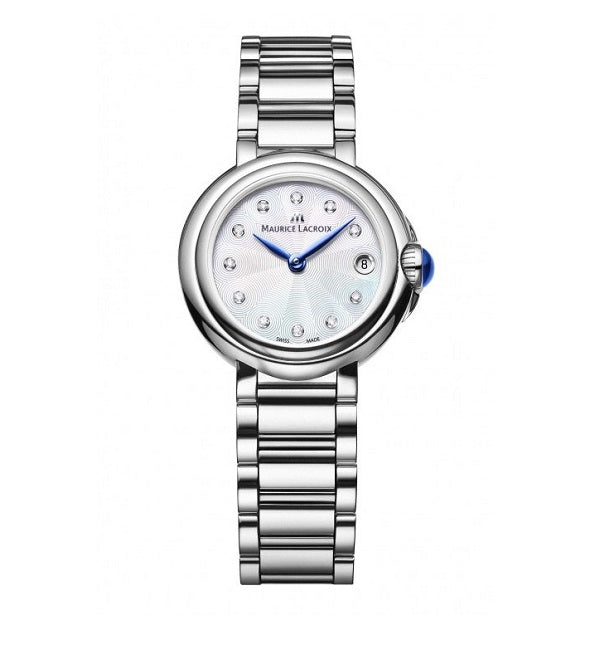 Shop Authentic Maurice Lacroix Fiaba Mother of Pearl Dial Silver Steel Strap Watch for Women - FA1004-SS002-170-1 - Luxxuri