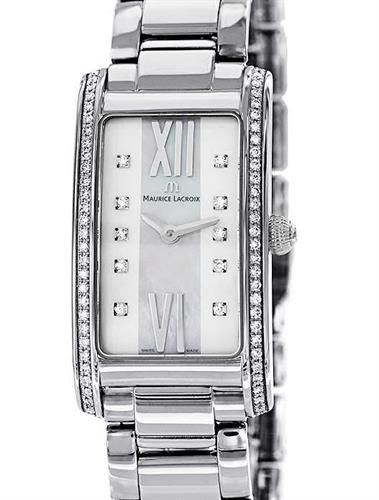 Shop Authentic Maurice Lacroix Fiaba Diamonds White Dial Silver Steel Strap Watch for for Women - FA2164-SD532-170 - Luxxuri