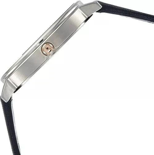 Shop Authentic Emporio Armani Kappa White Mother of Pearl Dial Black Leather Strap Watch For Women - AR2509 - Luxxuri