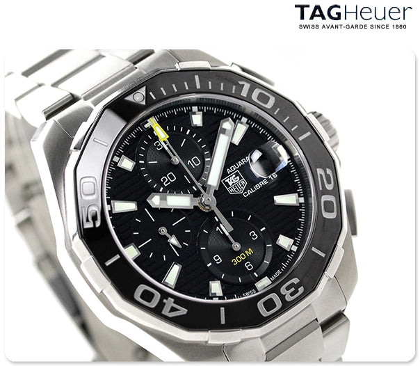Shop Authentic Tag Heuer Aquaracer Black Dial Watch for Men - CAY211A.BA0927 - Luxxuri