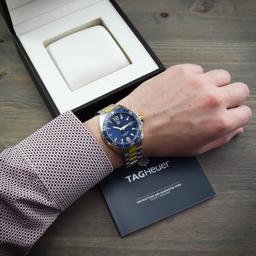 Shop Authentic Tag Heuer Formula Blue Dial Watch for Men - WAZ1120.BB0879 - Luxxuri