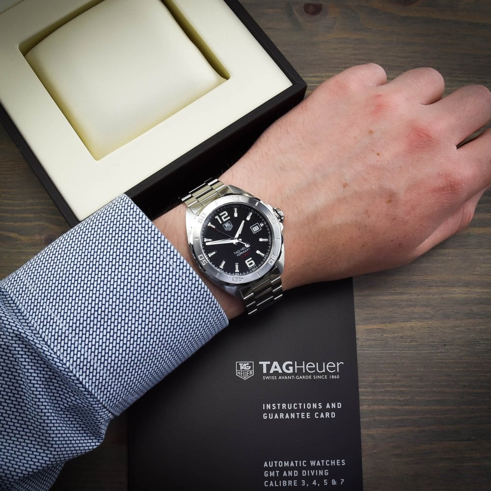 Shop Authentic Tag Heuer Formula 1 Black Dial Watch for Men - WAZ2113.BA0875 - Luxxuri
