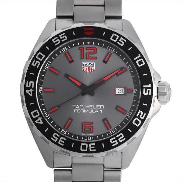 Shop Authentic Tag Heuer Formula 1 Quartz Anthracite Dial Silver Steel Strap Watch for Men - WAZ1018.BA0842 - Luxxuri