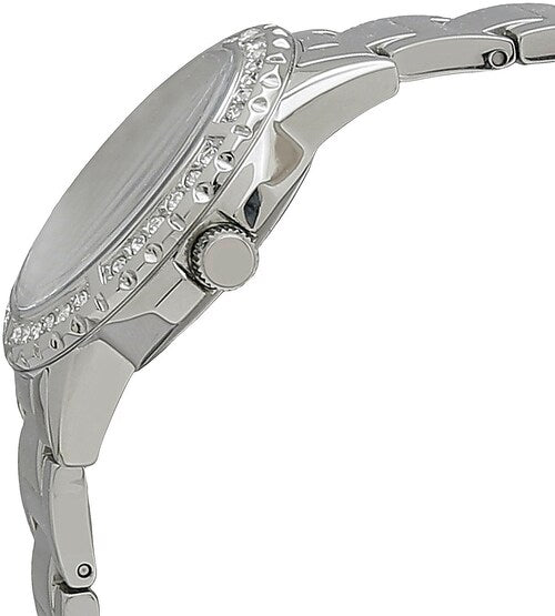 Shop Authentic Guess Sassy Multifunction Quartz Silver Dial Silver Steel Strap Watch For Women - W0705L1 - Luxxuri
