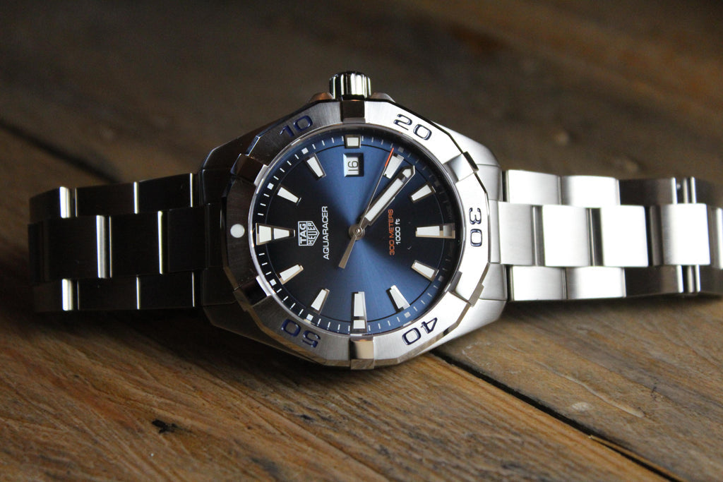 Shop Authentic Tag Heuer Aquaracer Blue Dial Watch for Men - WBD1112.BA0928 - Luxxuri