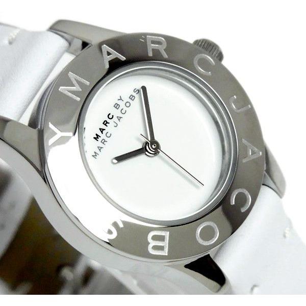 Shop Authentic Marc Jacobs Mini Blade White Dial White Leather Strap Watch for Women - MBM1206 - Luxxuri