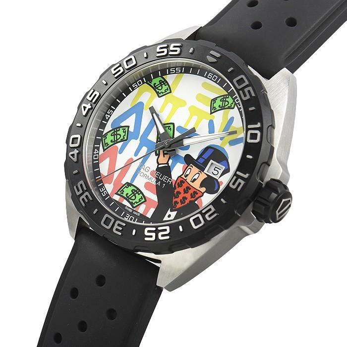 Shop Authentic Tag Heuer Formula 1 Alec Monopoly Special Edition Black Rubber Strap Watch for Men - WAZ1119.FT8023 - Luxxuri