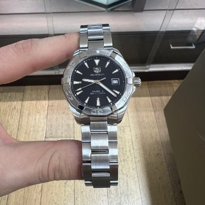 Shop Authentic Tag Heuer Aquaracer Black Dial Watch for Men - WAY2110.BA0928 - Luxxuri