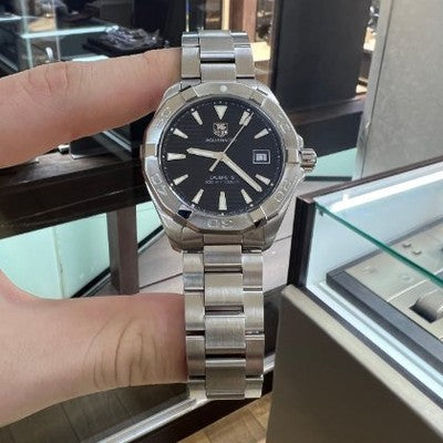 Shop Authentic Tag Heuer Aquaracer Black Dial Watch for Men - WAY2110.BA0928 - Luxxuri