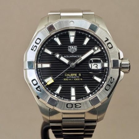 Shop Authentic Tag Heuer Aquaracer Black Dial Watch for Men - WAY2010.BA0927 - Luxxuri