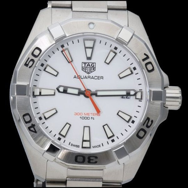 Shop Authentic Tag Heuer Aquaracer White Dial Watch for Men - WBD1111.BA0928 - Luxxuri
