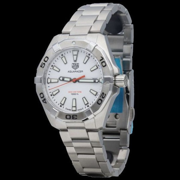 Shop Authentic Tag Heuer Aquaracer White Dial Watch for Men - WBD1111.BA0928 - Luxxuri