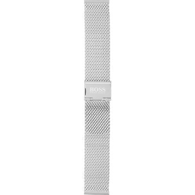 Hugo Boss Pilot Edition Chronograph Black Dial Silver Mesh Bracelet Watch for Men - 1513886