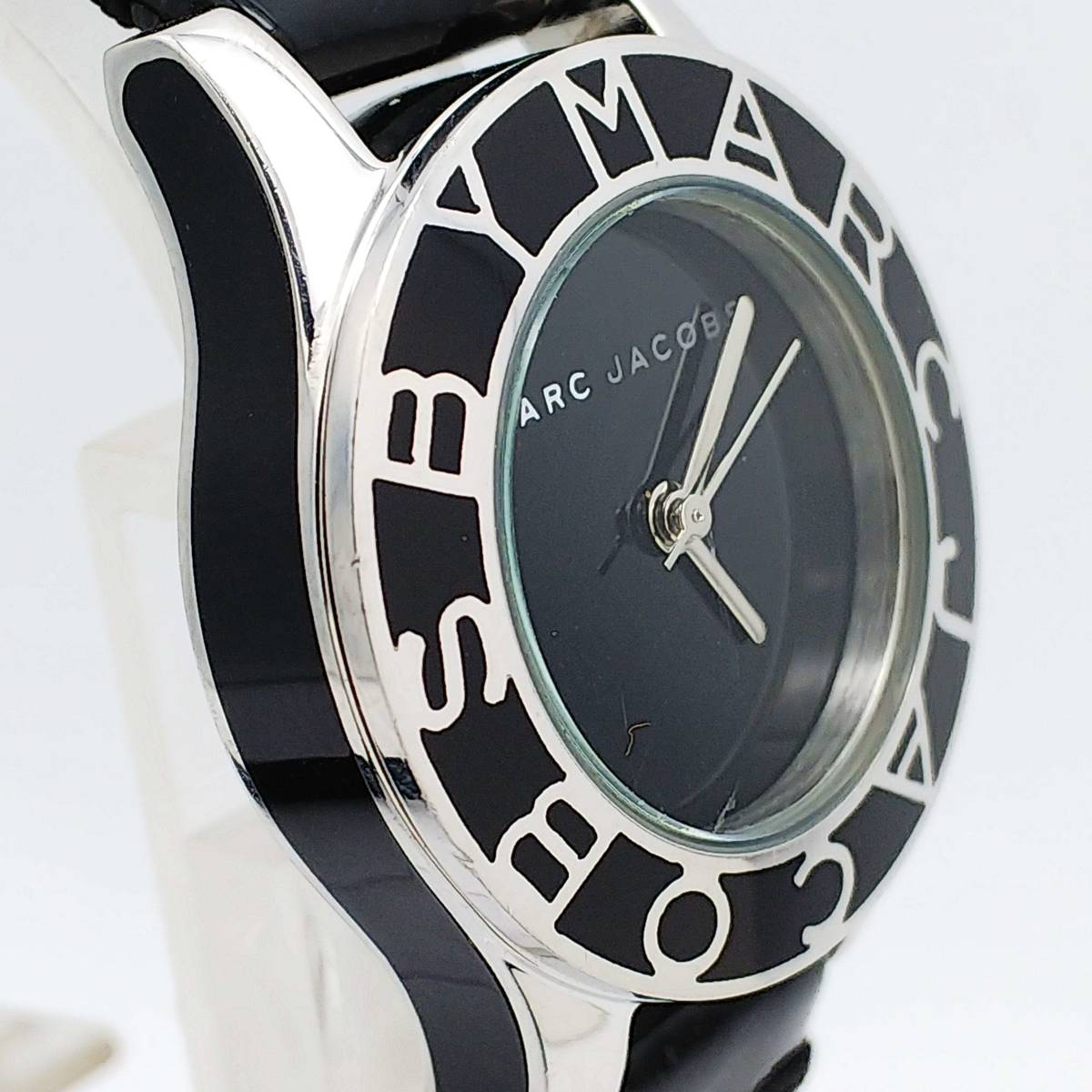 Shop Authentic Marc Jacobs Blade Black Dial Black Leather Strap Watch for Women - MBM1082 - Luxxuri