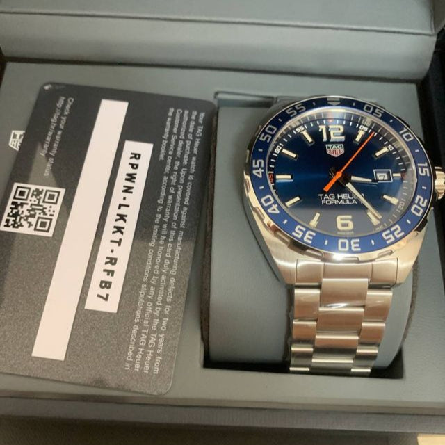 Shop Authentic Tag Heuer Formula 1 Blue Dial Watch for Men - WAZ1010.BA0842 - Luxxuri