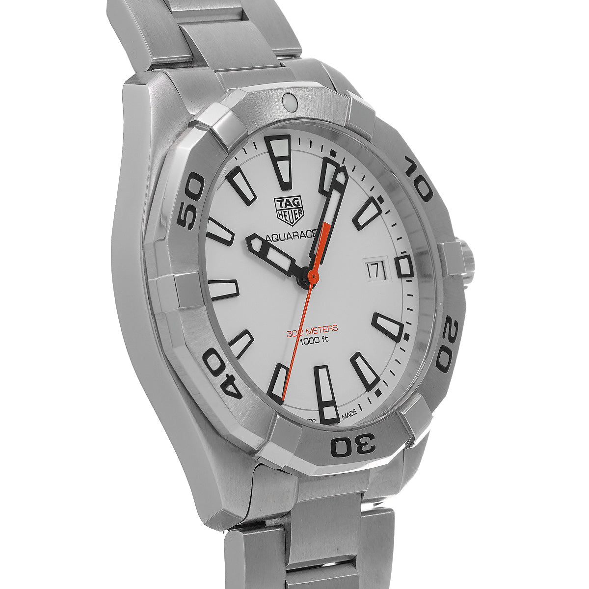 Shop Authentic Tag Heuer Aquaracer White Dial Watch for Men - WBD1111.BA0928 - Luxxuri