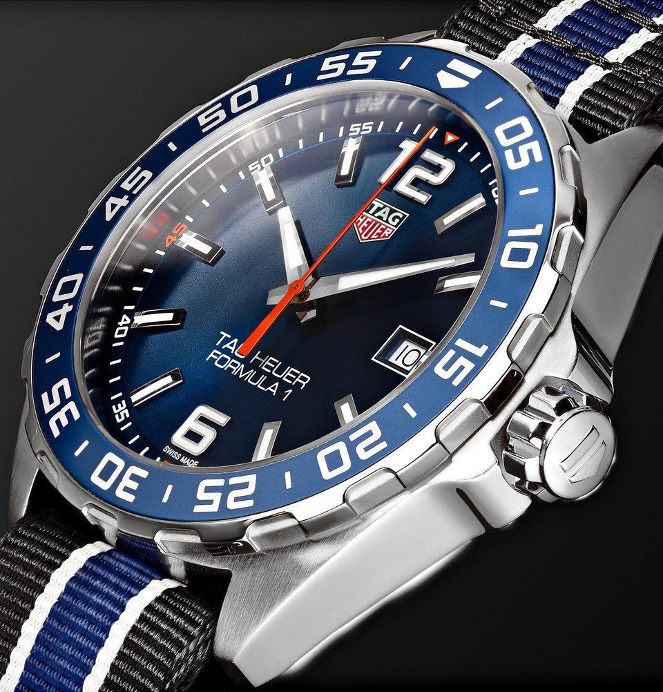 Shop Authentic Tag Heuer Formula 1 Blue Dial Watch for Men - WAZ1010.FC8197 - Luxxuri