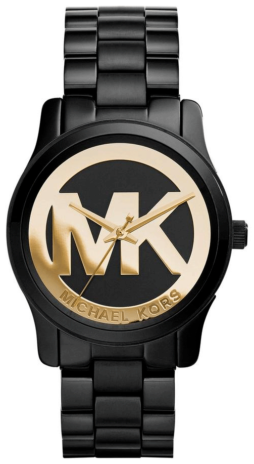 Shop Authentic Michael Kors Runway Black Dial Black Steel Strap Watch for Women - MK6057 - Luxxuri
