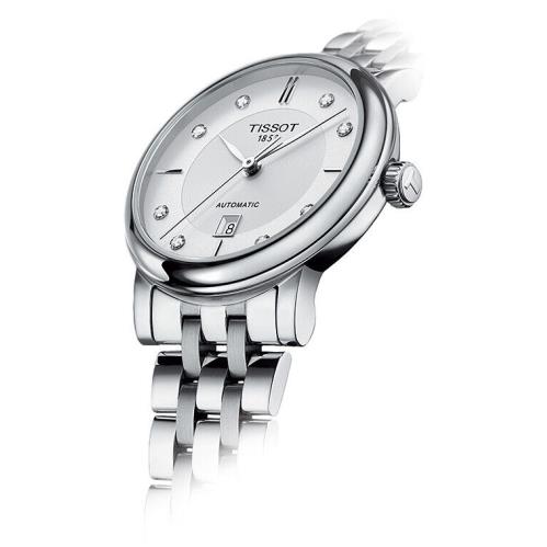 Shop Authentic Tissot T Classic Carson Premium White Diamonds Dial Silver Steel Strap Watch for Women - T1222071103600 - Luxxuri