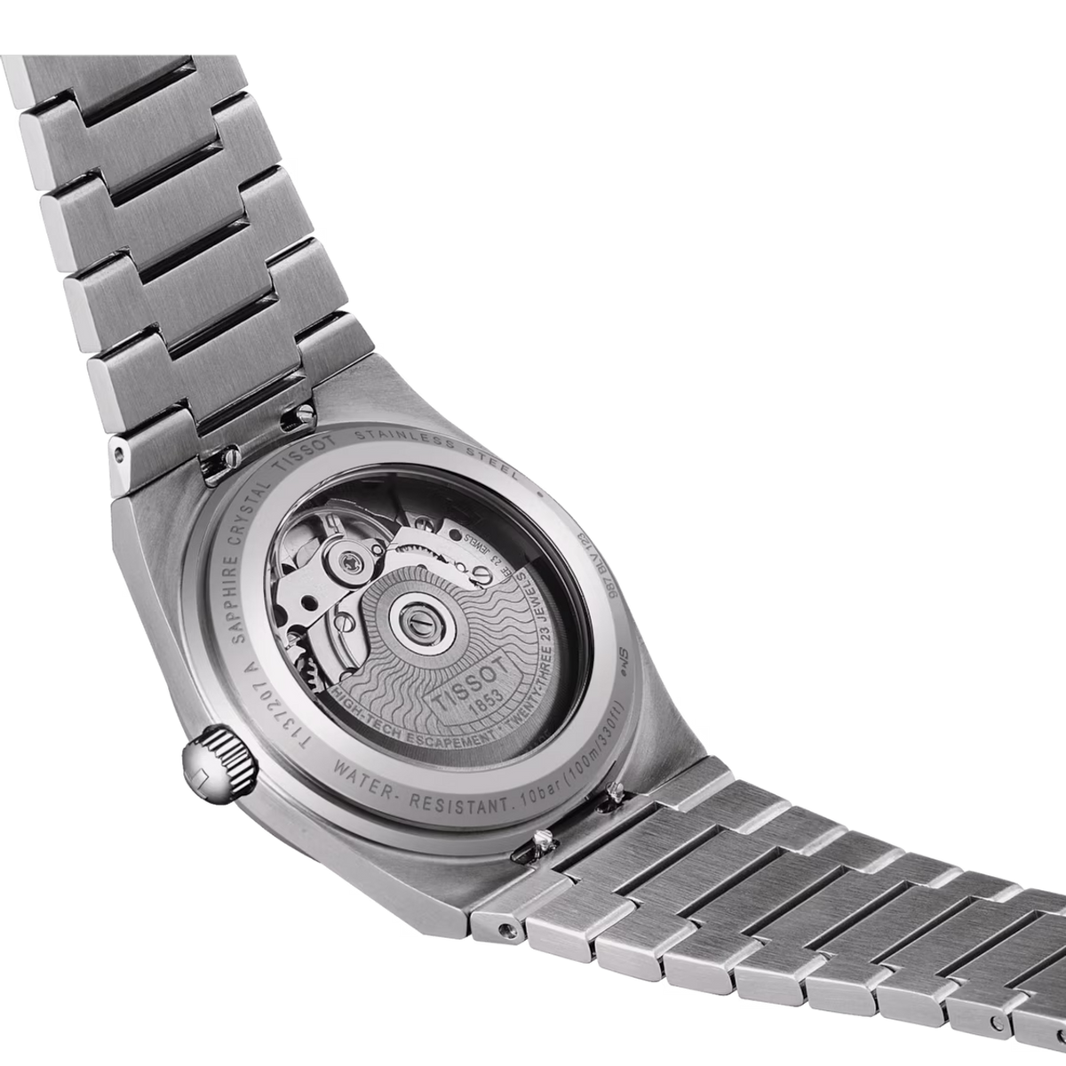 Tissot PRX Powermatic 80 Blue Dial Silver Steel Strap Watch for Men - T137.207.11.041.00