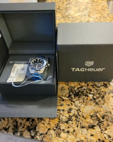 Shop Authentic Tag Heuer Aquaracer Blue Dial Watch for Men - WAY101C.BA0746 - Luxxuri