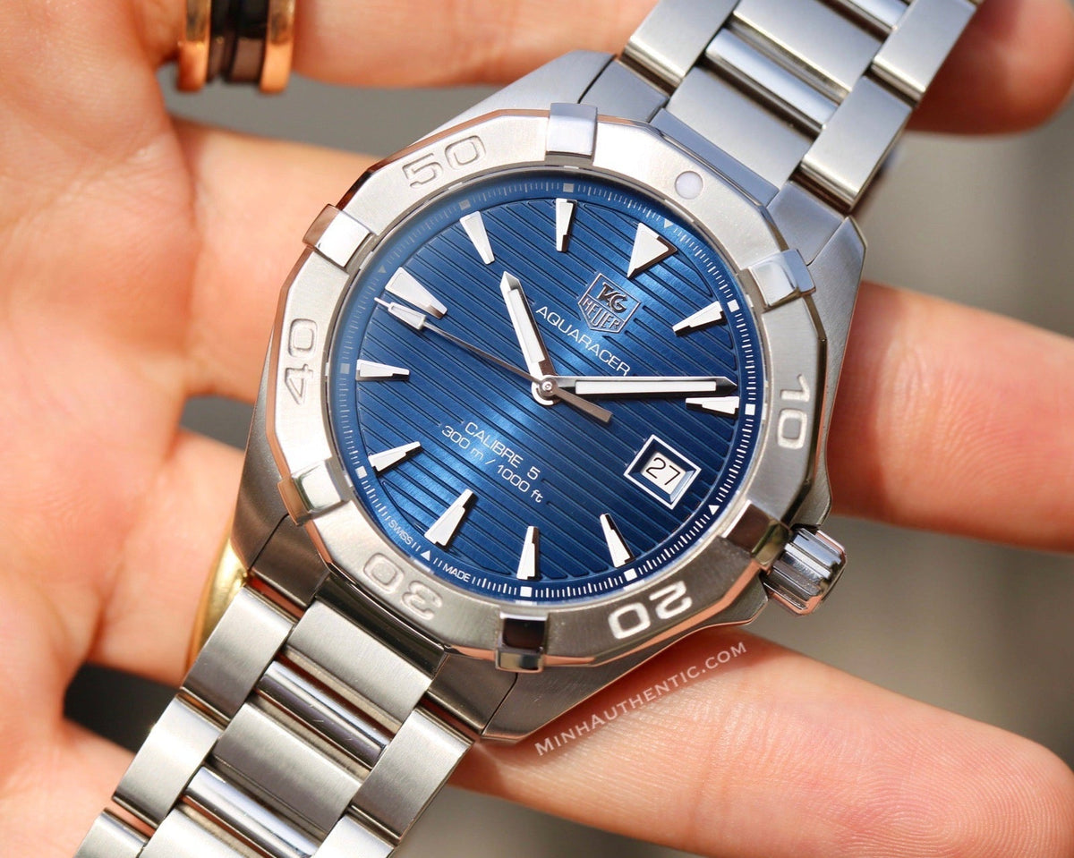 Shop Authentic Tag Heuer Aquaracer Blue Dial Watch for Men - WAY2112.BA0928 - Luxxuri