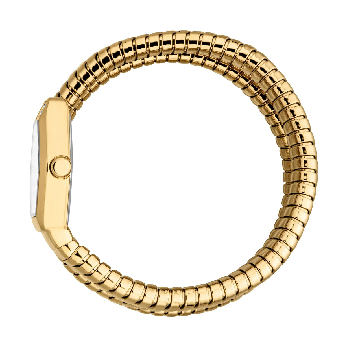 Just Cavalli Romina Green Dial Gold Steel Strap Watch for Women - JC1L395M0035