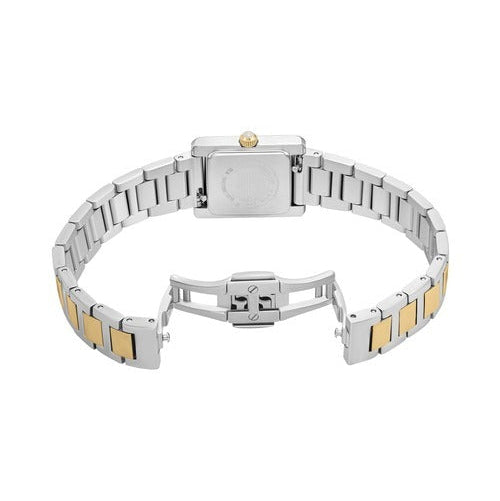 Shop Authentic Emporio Armani Genni Crystals Silver Dial Two Tone Steel Strap Watch for Women - AR11704 - Luxxuri