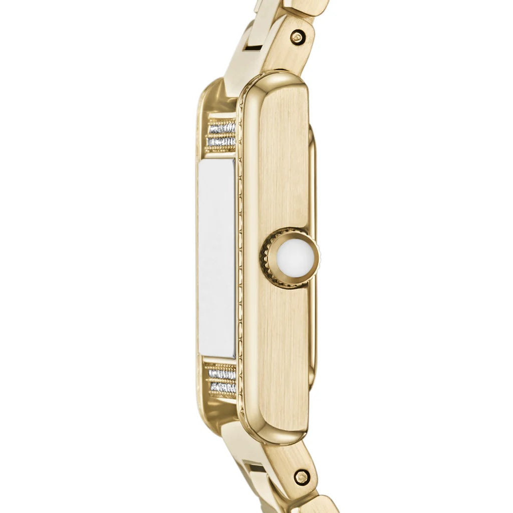 Shop Authentic Emporio Armani Genni Crystals Gold Dial Gold Steel Strap Watch for Women - AR11663 - Luxxuri