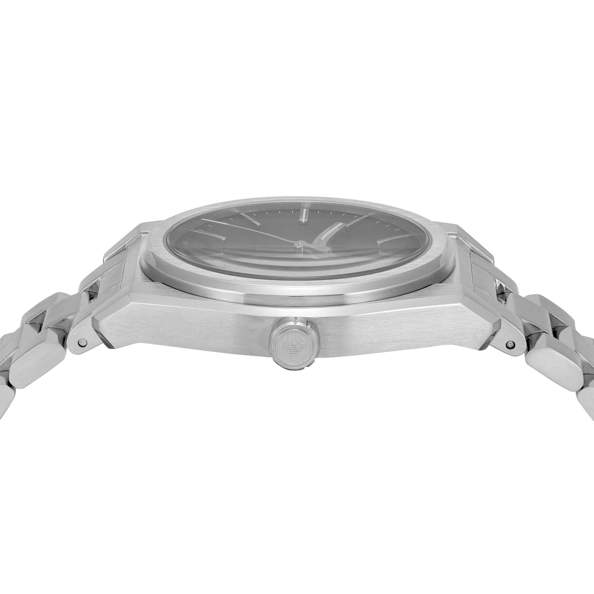 Shop Authentic Emporio Armani Frederico Analog Black Dial Silver Steel Strap Watch for Men - AR11622 - Luxxuri