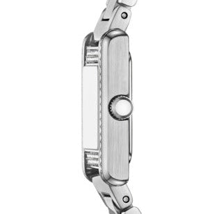 Shop Authentic Emporio Armani Genni Analog Mother of Pearl Dial Silver Steel Strap Watch for Women - AR11662 - Luxxuri