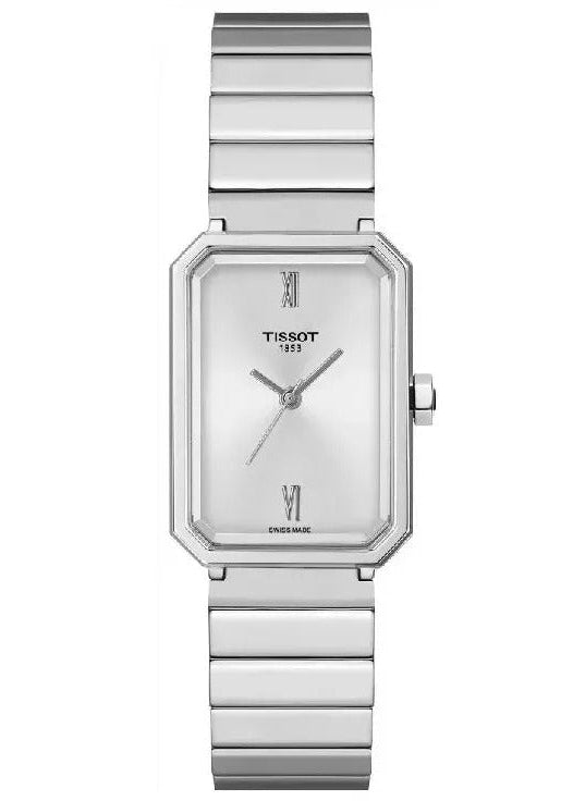 Tissot SRV Silver Dial Silver Steel Strap Watch for Women - T160.110.11.033.00
