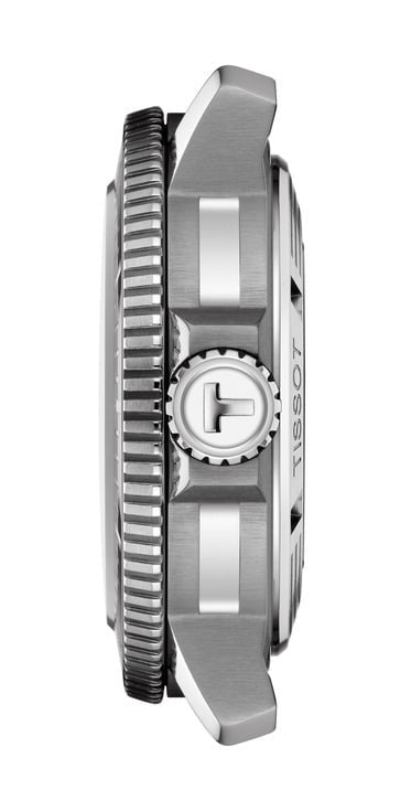Tissot Seastar 2000 Professional Powermatic 80 Black Dial Black Rubber Strap Watch for Men - T120.607.17.441.00