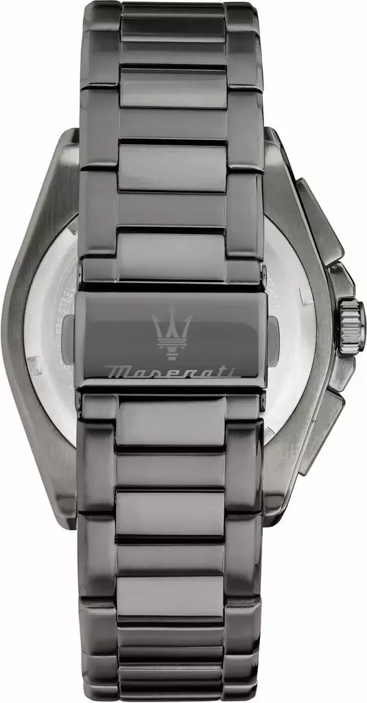 Maserati Velocità Chronograph Blue Dial Black Steel Strap Watch for Men - R8873652004