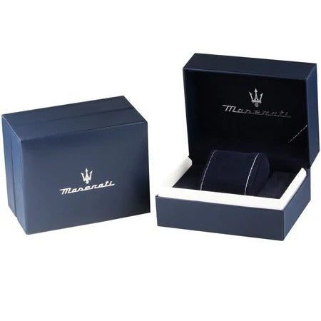 Maserati Successo Chronograph Green Dial Silver Steel Strap Watch for Men - R8873621043