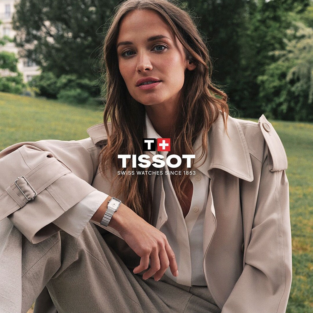 Tissot SRV Silver Dial Silver Steel Strap Watch for Women - T160.110.11.033.00