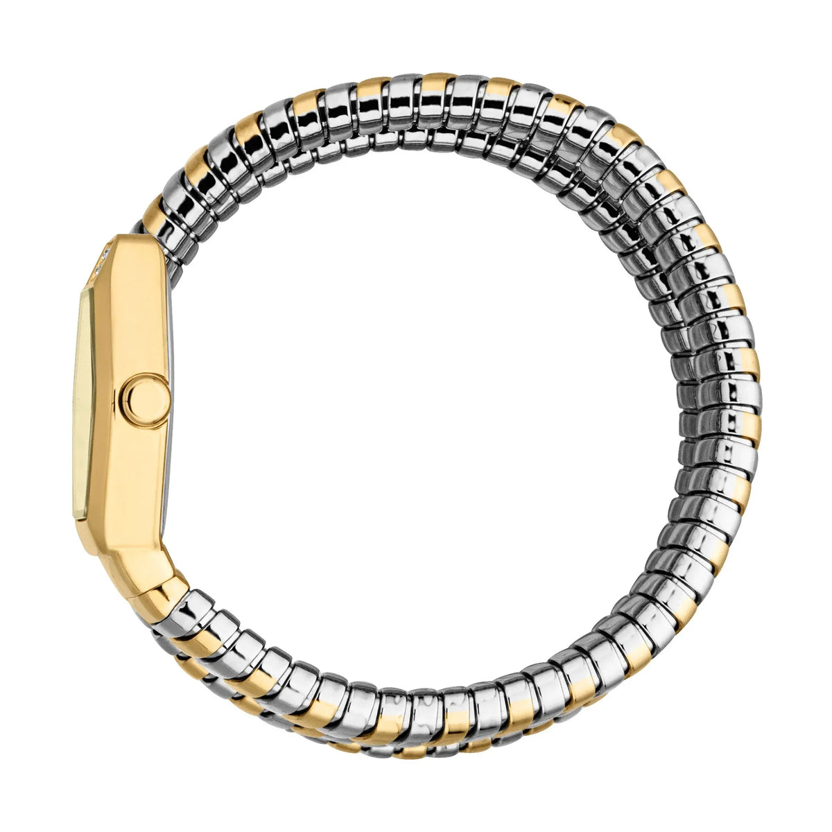 Just Cavalli Romina Gold Dial Two Tone Steel Strap Watch for Women - JC1L395M0055