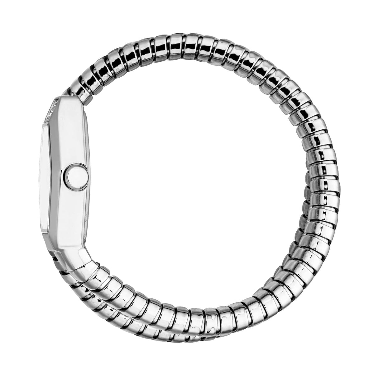 Just Cavalli Splora Silver Dial Silver Steel Strap Watch for Women - JC1L394M0015