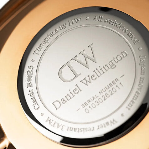 Shop Authentic Daniel Wellington Classic York White Dial Brown Leather Strap Watch For Men - DW00100011 - Luxxuri