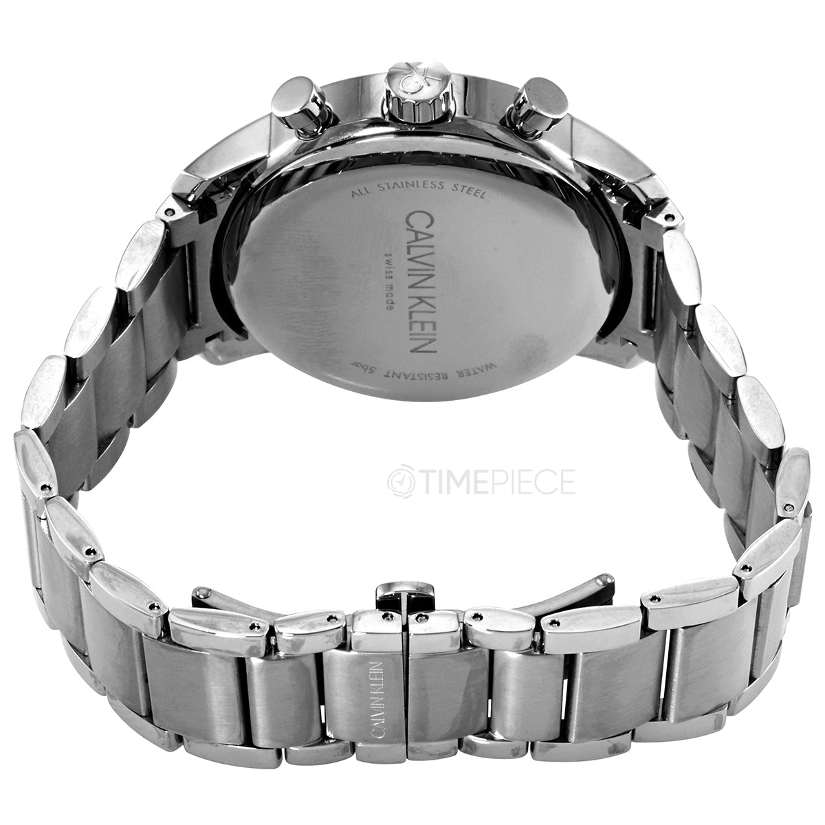 Shop Authentic Calvin Klein City Chronograph Blue Dial Silver Steel Strap Watch for Men - K2G2714N - Luxxuri